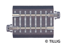 Tillig 83703 - Bettungsgleis, Länge 41,5 mm gerades Gleis G4 (TT, H0m)